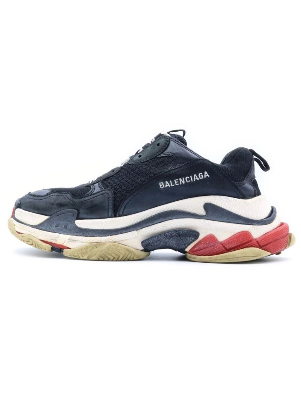 Balenciaga Triple S Dad Sneakers Low Cut Shoes Black